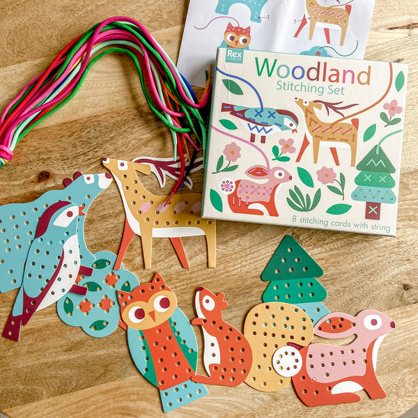 Learn To Sew Woodland Animals - Children's Stitching Craft Activity Set