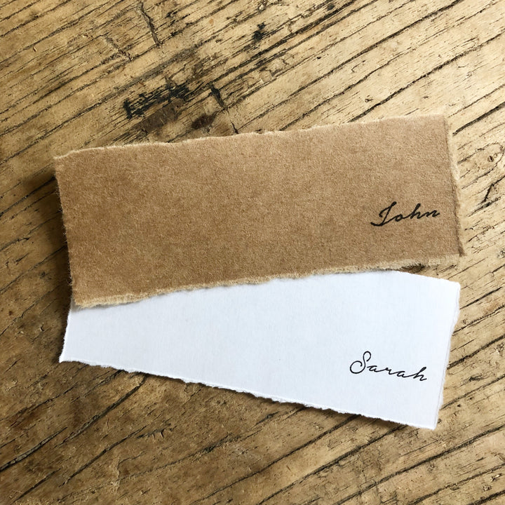 Elegant Script Place Cards - Print At Home - The Wedding of My Dreams
