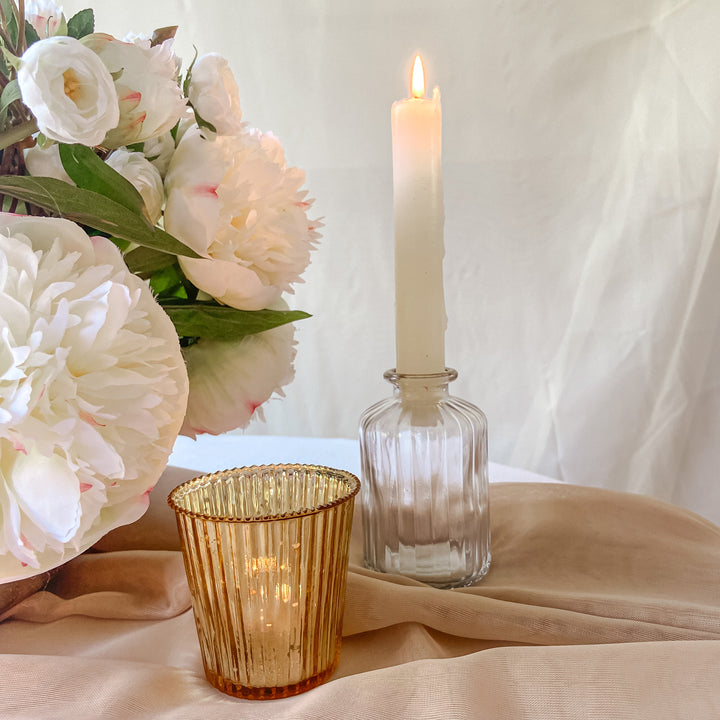 wedding bud vase with gold rim table centrepiece decorations the wedding of my dreams