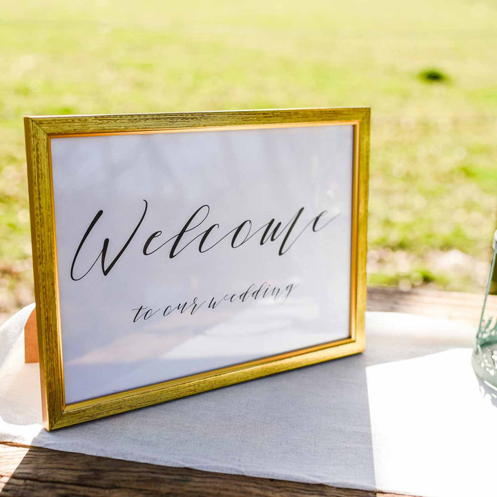 Welcome To Our Wedding - Digital Download / Printable - The Wedding of My Dreams