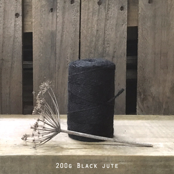Roll Of Black Jute Twine