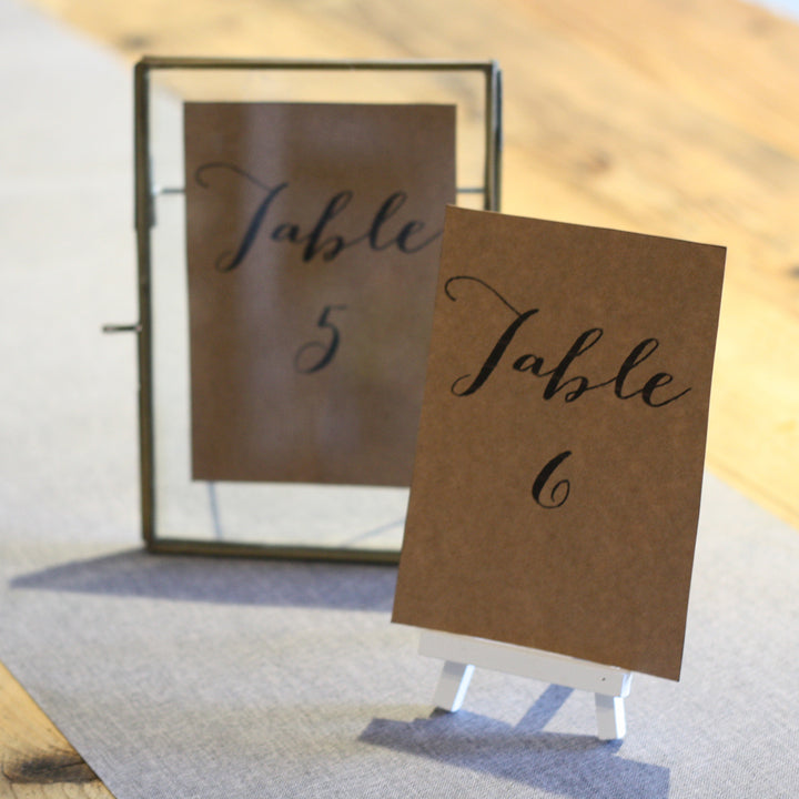 Printable: Table Numbers (Calligraphy Style) 1 - 24 INSTANT DOWNLOAD - The Wedding of My Dreams