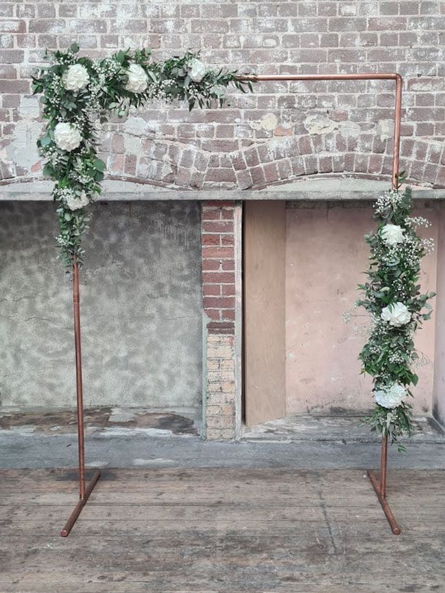 Copper Frame Wedding Arch Backdrop 2m x 1.5m backdrop - The Wedding of My Dreams