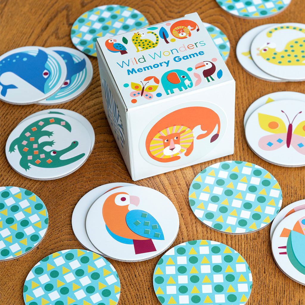 Animal Matching Memory Snap Game (Round Cards) - Children's Stocking F ...