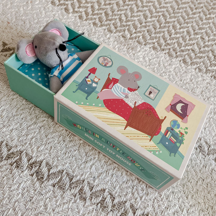 Mouse in a House, Matchbox Mouse Soft Toy - Children's Stocking Filler kids - The Wedding of My Dreams