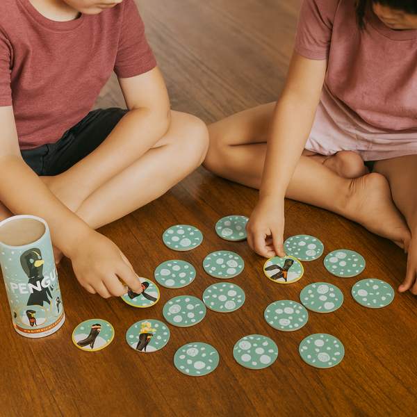 Penguin Matching Memory Snap Game -  Children's Christmas Gift