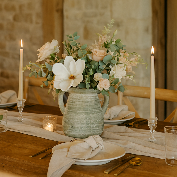 Stone Urn Jar - Wedding Centrepiece