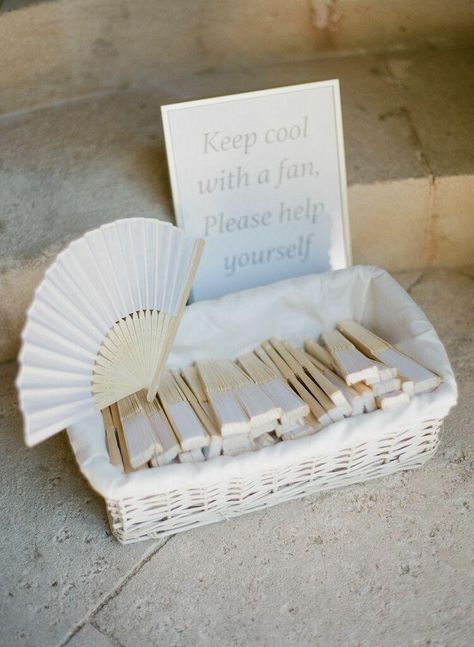 White Wedding Fans – Pack of 10 UK Wedding Decorations