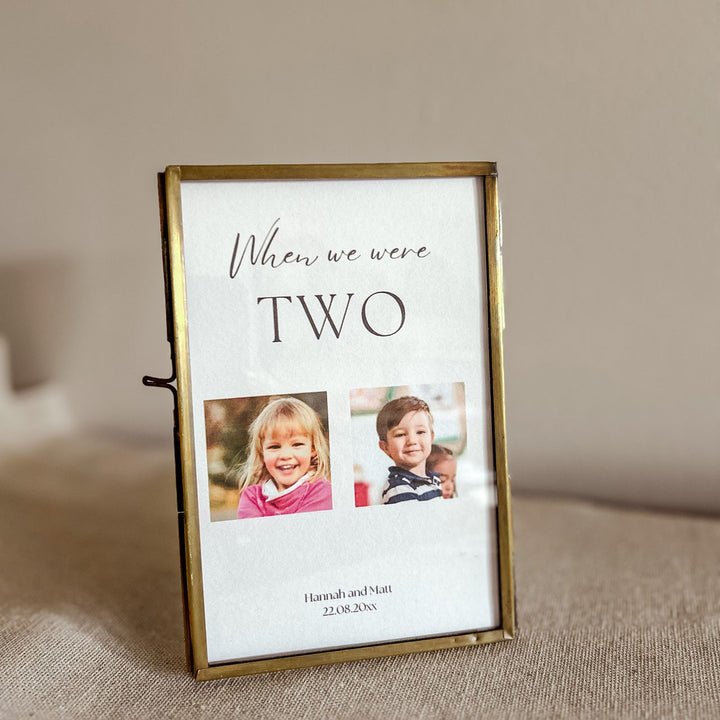 Brass Photo Frames Table Numbers (Free Standing) Wedding Stationery table numbers - The Wedding of My Dreams