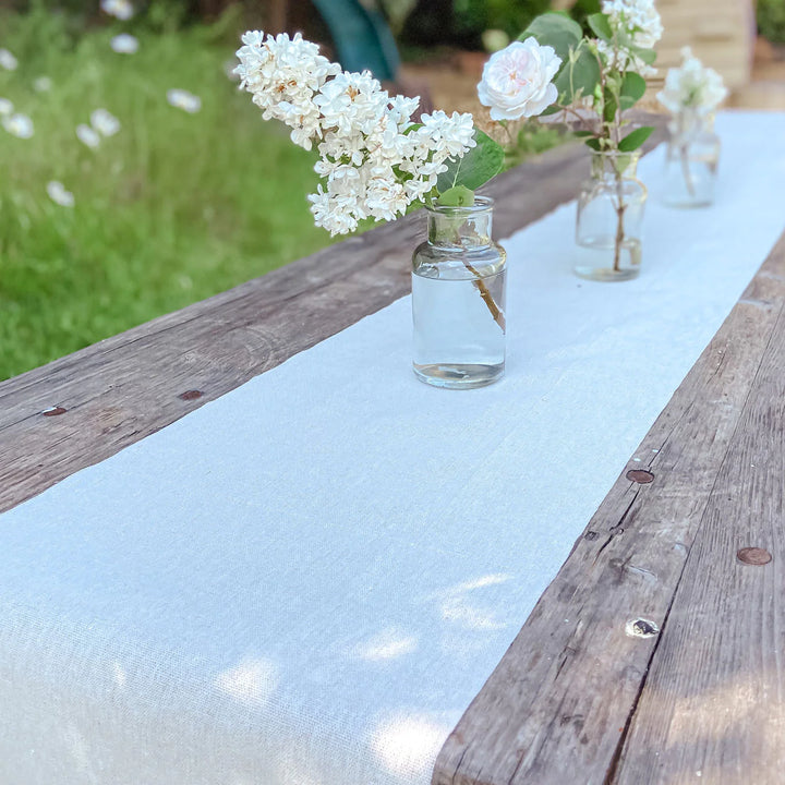 Natural Cotton Table Runner 5m - The Wedding of My Dreams