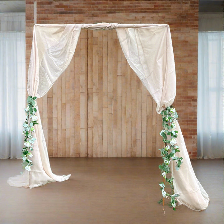Champagne Wedding Draping Fabric 6m x 2.5m - Wedding Ceremony Backdrop or Table Runner backdrop - The Wedding of My Dreams
