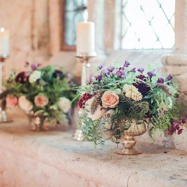 Antique Gold Footed Bowl Wedding Centrepiece centrepieces and vases - The Wedding of My Dreams