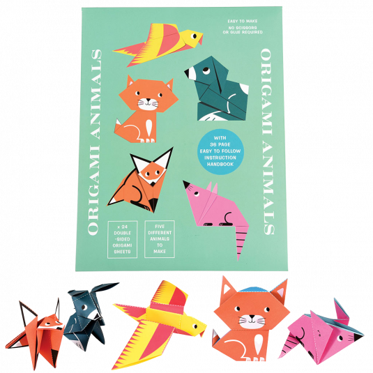 Origami Animals Craft Set - Stocking Filler kids - The Wedding of My Dreams