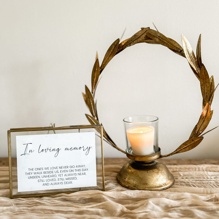 In Loving Memory - A6 Wedding Print wedding sign - The Wedding of My Dreams