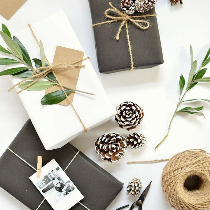 Plain White Wrapping Paper 10m Roll (Matt) - Gift Wrap Christmas- Burrow and Nest Interiors -  Home Decor Gift Shop