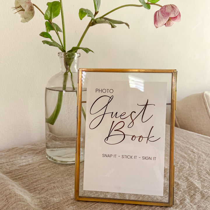 Photo Guest Book Wedding Sign - A6 Wedding Print wedding sign - The Wedding of My Dreams