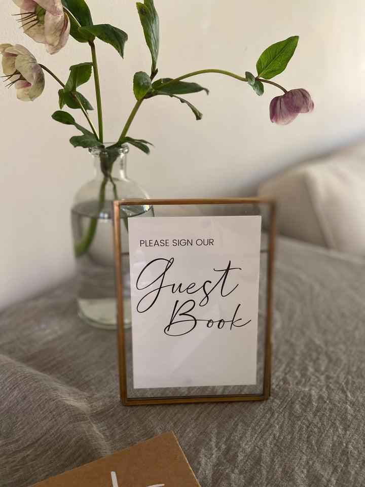 Guest Book Wedding Sign - A6 Wedding Print wedding sign - The Wedding of My Dreams