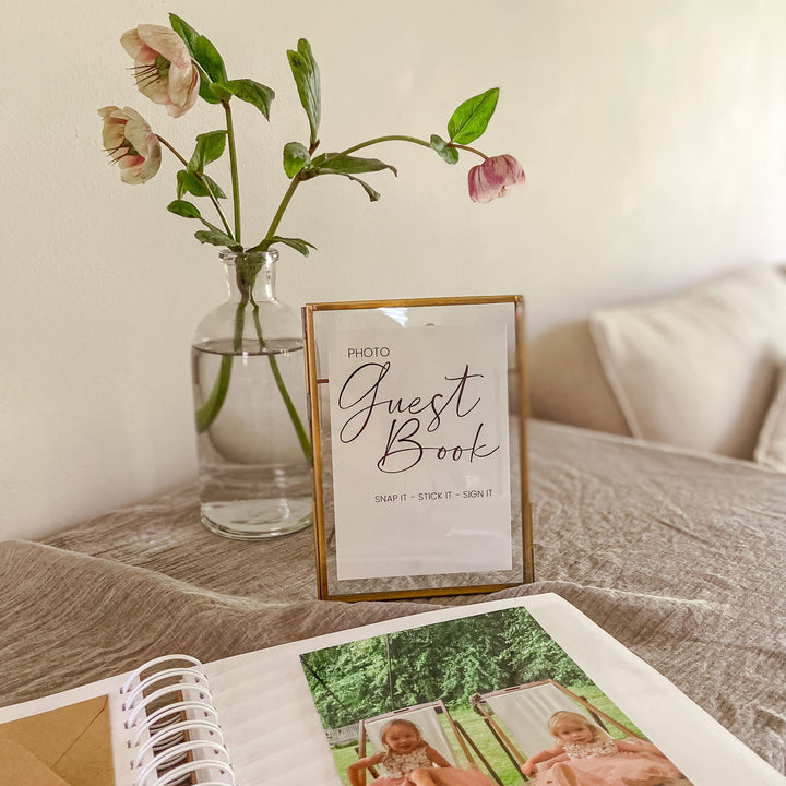 Photo Guest Book Wedding Sign - A6 Wedding Print wedding sign - The Wedding of My Dreams