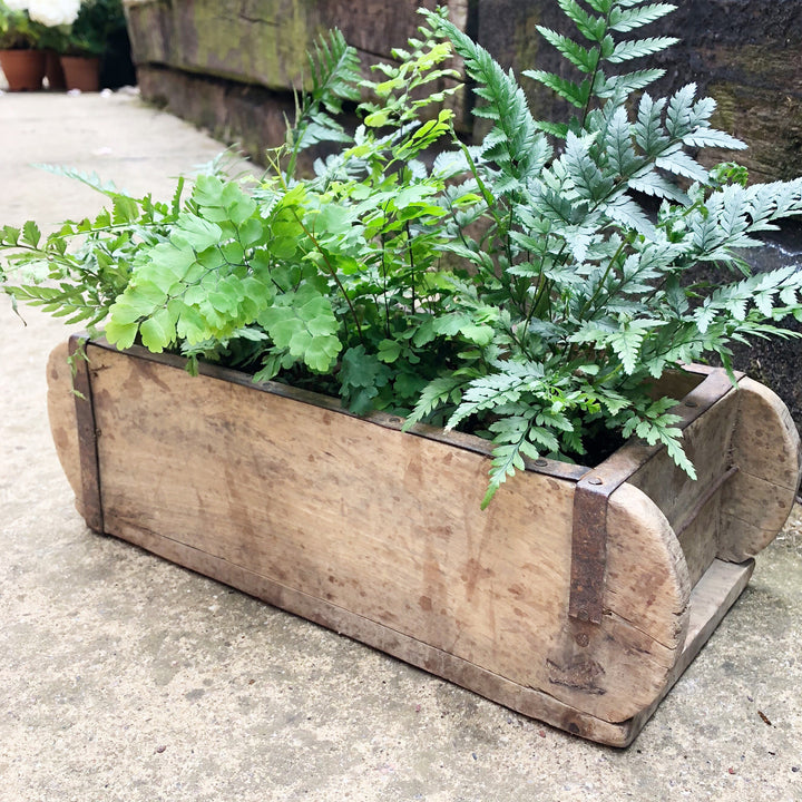 Mango Wood Box Wedding Centrepiece - Reclaimed Brick Mould - The Wedding of My Dreams