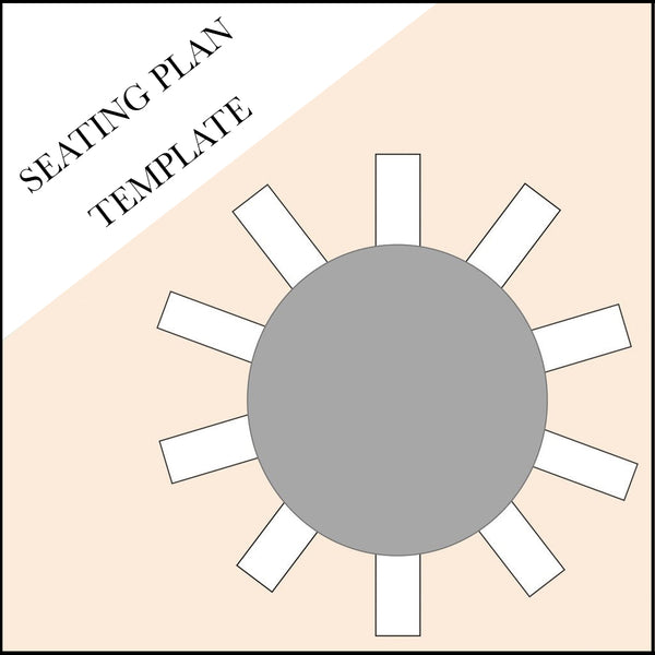 Wedding Seating Plan Template & Planner –  Download