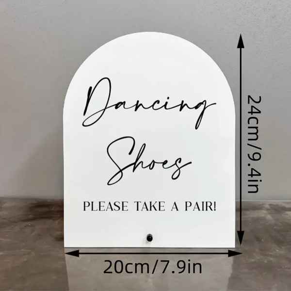 Dancing Shoes, Please Take.A Pair - Wedding Sign Dance Floor