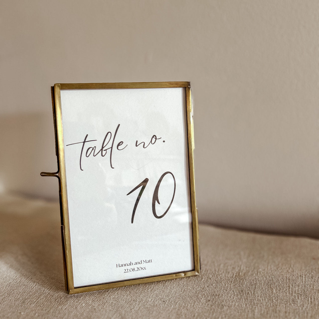 Printable Wedding Table Numbers Editable Template Style 2 Instant D