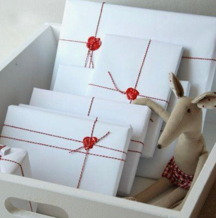 Plain White Wrapping Paper 10m Roll (Matt) - Gift Wrap Christmas- Burrow and Nest Interiors -  Home Decor Gift Shop