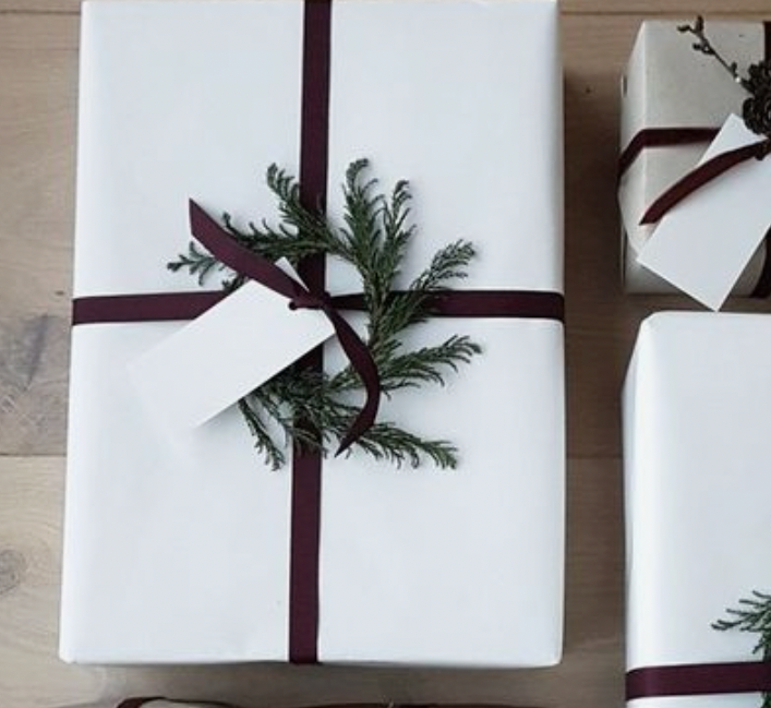 Plain White Wrapping Paper 10m Roll (Matt) - Gift Wrap Christmas- Burrow and Nest Interiors -  Home Decor Gift Shop