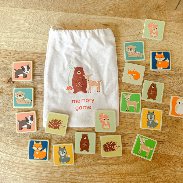 Woodland Animal Memory Game - Toddler Christmas Gift