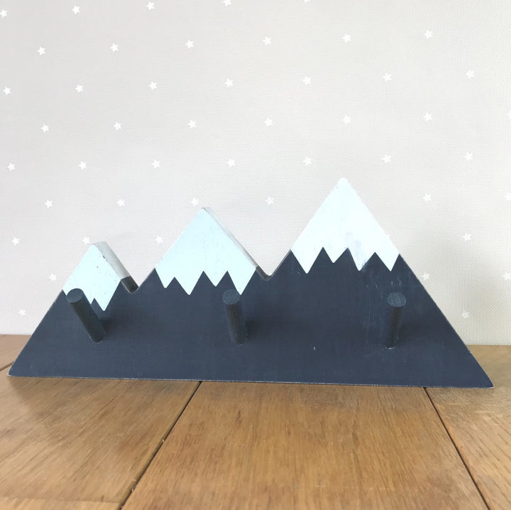 Children's Room Mountain Pegs Hooks (Navy) - The Wedding of My Dreams