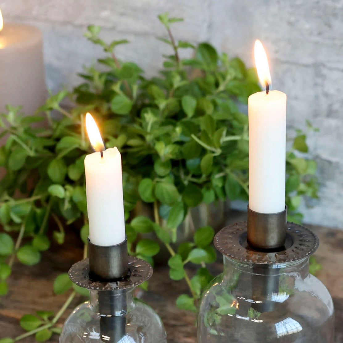 Brass Candle Holder for Bottles Turn Any Bottle Into A Candle Holder