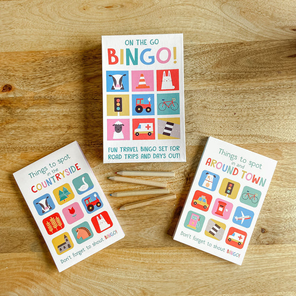 Travel Bingo, Things To Spot in the Countryside and Town  - Stocking Filler