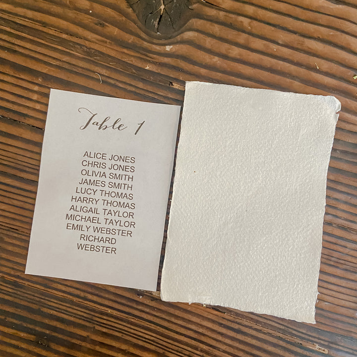 Table Plan Cards 1 - 20: Printable / Instant Download - The Wedding of My Dreams