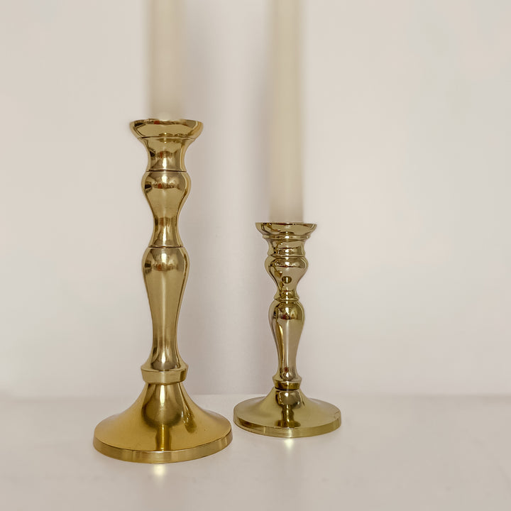 Gold Candlesticks – Set Of 2 - The Wedding of My Dreams