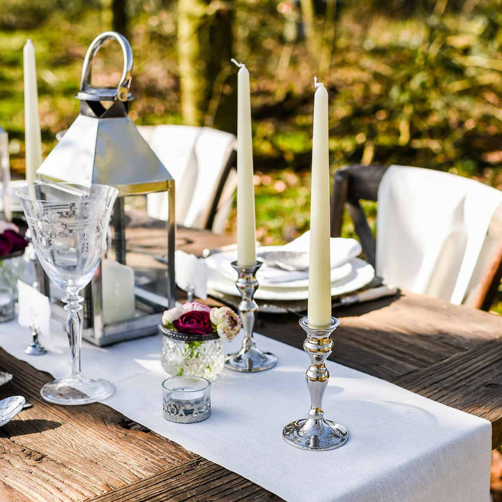 Silver Candlesticks – Set Of 2 - PRE ORDER FOR DELIVERY LATE MARCH - The Wedding of My Dreams