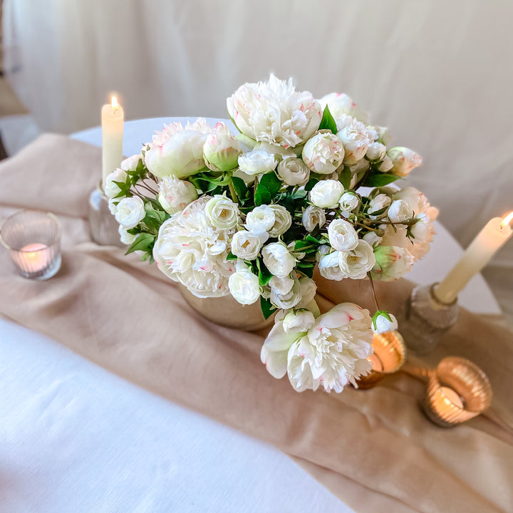 Champagne Wedding Draping Fabric 6m x 2.5m - Wedding Ceremony Backdrop or Table Runner backdrop - The Wedding of My Dreams