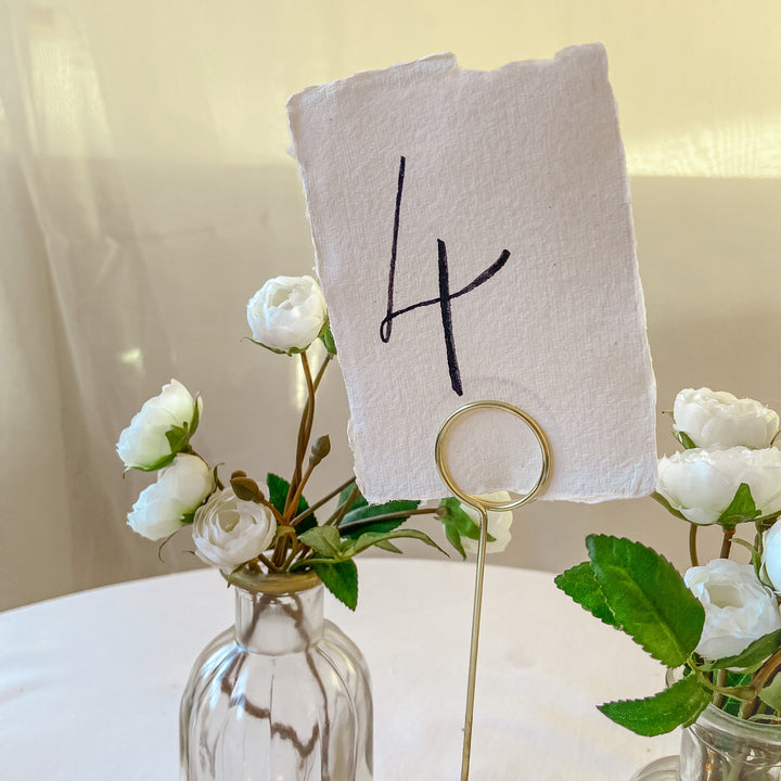 Place Cards - Handmade Cotton Paper Torn Edges - Pack Of 20 (Blank) - The Wedding of My Dreams