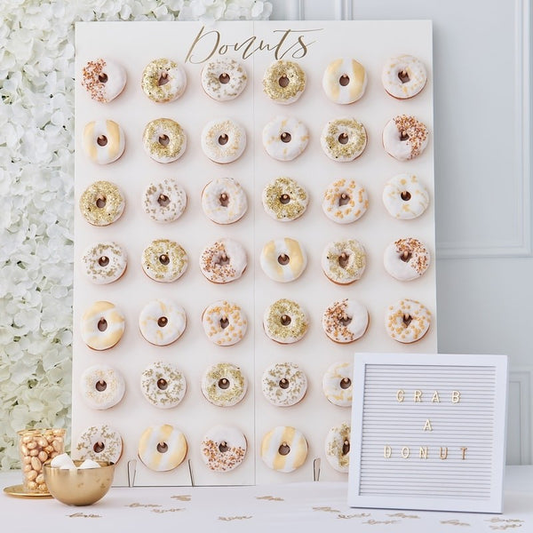 Large Donut Wall - 84cm holds 42 donuts - The Wedding of My Dreams