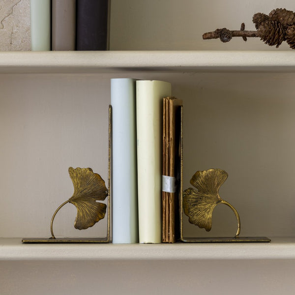 Antique Gold Bookends Lotus Leaf  - The Wedding of My Dreams