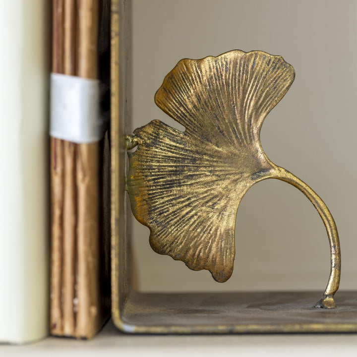 Antique Gold Bookends Lotus Leaf  - The Wedding of My Dreams