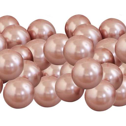 Metallic Rose Gold Balloon Pack  of 40 (5" Balloons ) - Wedding & Party Balloons balloons - The Wedding of My Dreams
