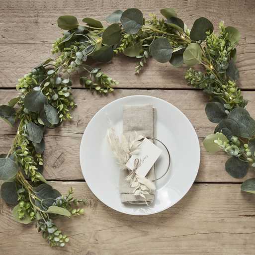 Artificial Green Foliage Decorative Garland with Lights 1.8m unique extras - The Wedding of My Dreams