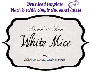 Wedding Candy Buffet Labels (Personalised) - Free Printables - The Wedding of My Dreams