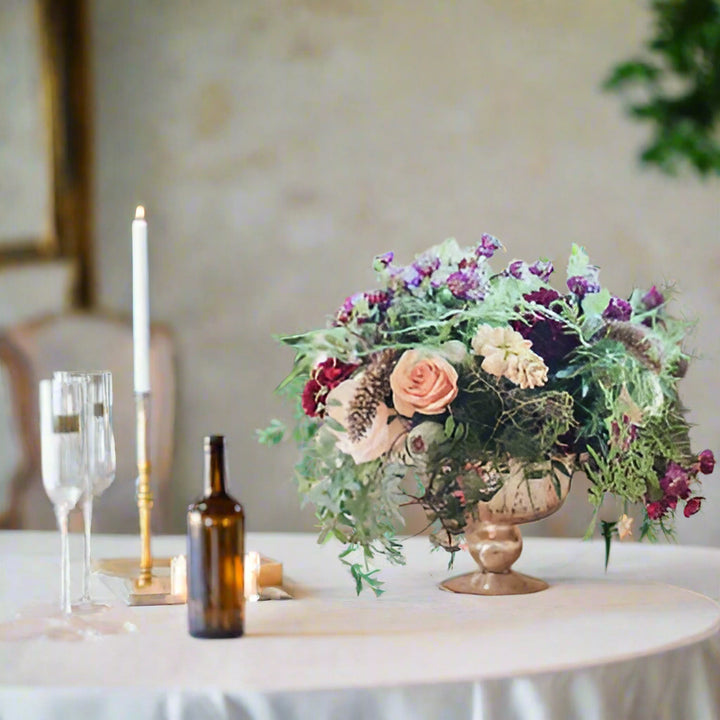 Antique Gold Footed Bowl - The Wedding of My Dreams