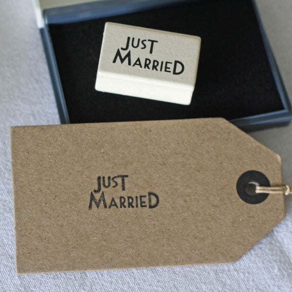 Just Married Wedding Stamp - The Wedding of My Dreams