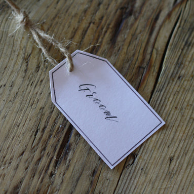 Personalised Labels for Button Holes - Digital Download / Printable - The Wedding of My Dreams