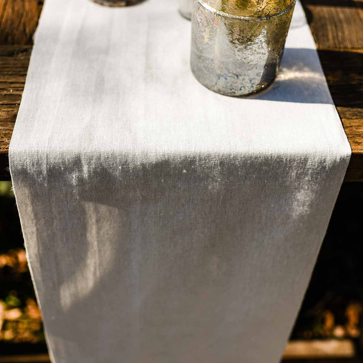Natural Cotton Table Runner 5m - The Wedding of My Dreams