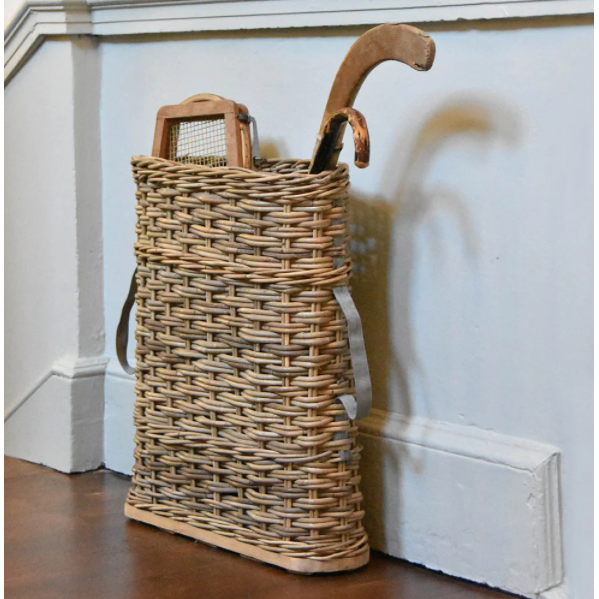 Natural Woven Umbrella Stand - BurrowandNest