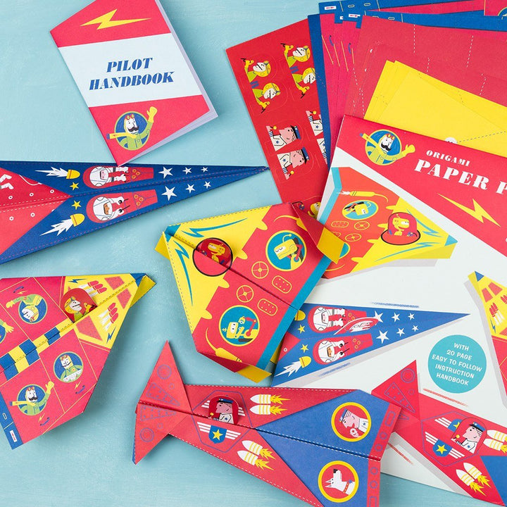 Origami Paper Planes Craft Set - Stocking Filler kids - The Wedding of My Dreams