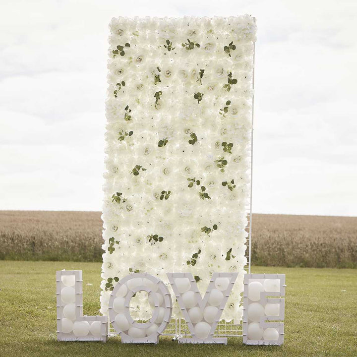 Metal Wedding Grid Stand 2m - For Table Plans, Photos or Balloons backdrop - The Wedding of My Dreams